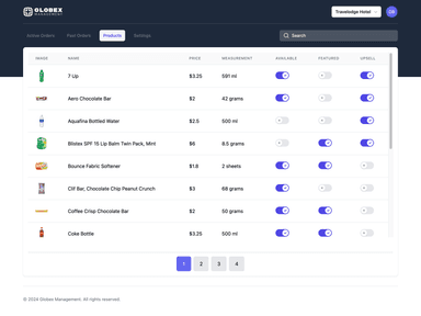 Globex – Room Ordering System thumbnail 3